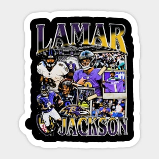 Lamar Vintage Bootleg Sticker